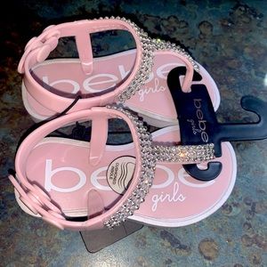 Toddler girl Bebe sandals. Size 5